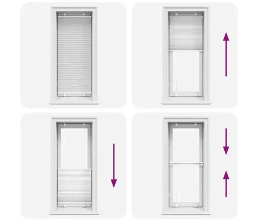 Kroku Žalūzija Balta 65X150 Cm Auduma Platums 64,4 Cm Vidaxl