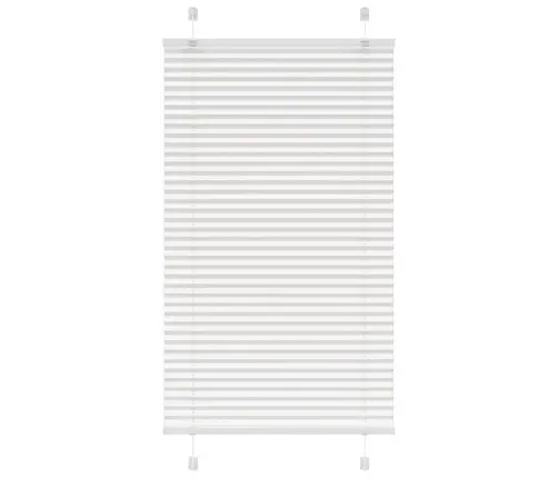 Plisuota Žaliuze Balta 70X150 Cm Audinio Plotis 69,4 Cm