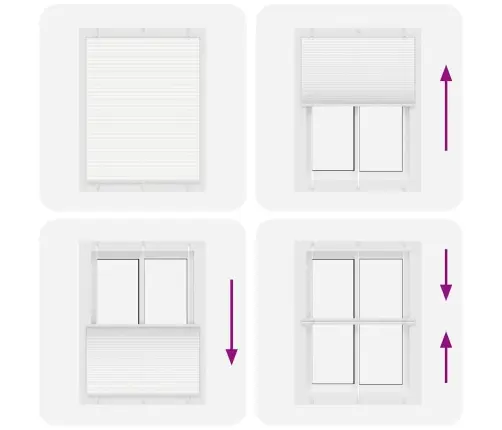 Kroku Žalūzija Balta 110X150 Cm Auduma Platums 109,4 Cm Vidaxl
