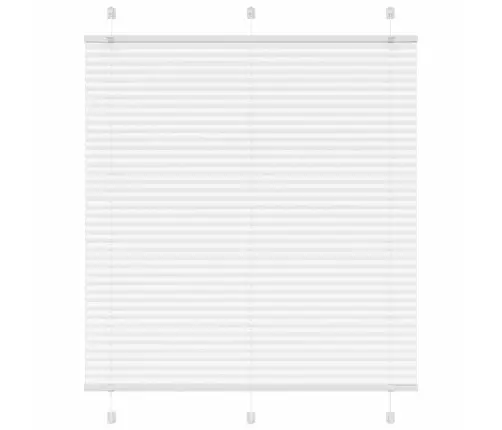 Plisuota Žaliuze Balta 115X150 Cm Audinio Plotis 114,4 Cm