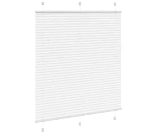 Plisuota Žaliuze Balta 115X150 Cm Audinio Plotis 114,4 Cm