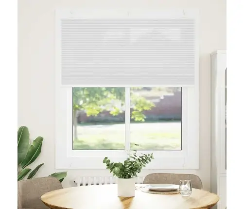 Kroku Žalūzija Balta 120X150 Cm Auduma Platums 119,4 Cm Vidaxl