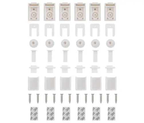 Kroku Žalūzija Balta 120X150 Cm Auduma Platums 119,4 Cm Vidaxl