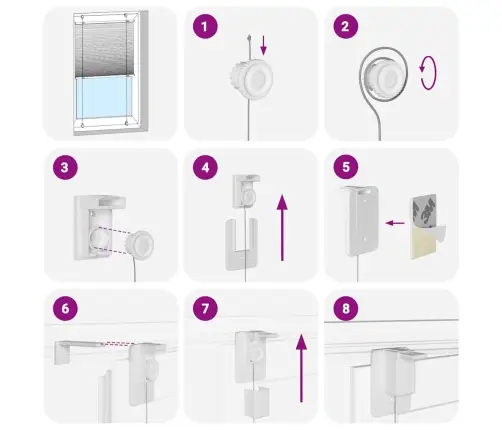 Kroku Žalūzija Balta 50X200 Cm Auduma Platums 49,4 Cm Vidaxl