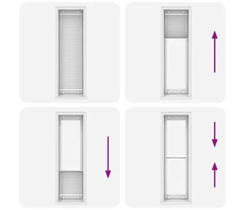Plisuota Žaliuze Balta 60X200 Cm Audinio Plotis 59,4 Cm Plisuota Žaliuze Balta 60X200 Cm Audinio Plotis 59,4 Cm
