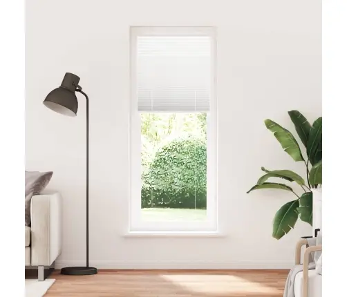 Kroku Žalūzija Balta 75X200 Cm Auduma Platums 74,4 Cm Vidaxl