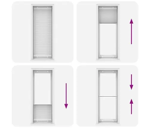 Kroku Žalūzija Balta 75X200 Cm Auduma Platums 74,4 Cm Vidaxl