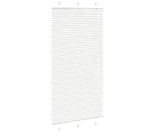 Kroku Žalūzija Balta 105X200 Cm Auduma Platums 104,4 Cm Vidaxl