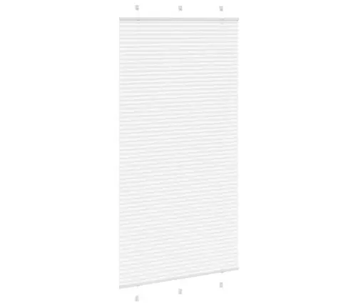 Kroku Žalūzija Balta 110X200 Cm Auduma Platums 109,4 Cm Vidaxl