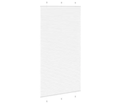 Kroku Žalūzija Balta 110X200 Cm Auduma Platums 109,4 Cm Vidaxl