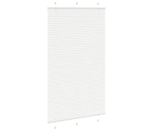 Plisuota Žaliuze Balta 115X200 Cm Audinio Plotis 114,4 Cm