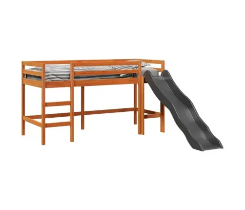 Bērnu Augstā Gulta Bez Matrača, 80X200 Cm, Priedes Koks Vidaxl