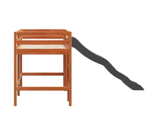 Bērnu Augstā Gulta Bez Matrača, 80X200 Cm, Priedes Koks Vidaxl