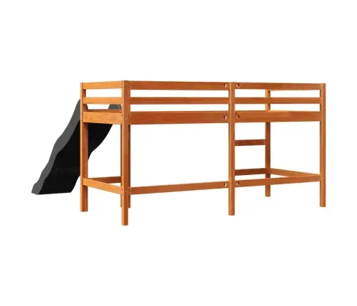 Bērnu Augstā Gulta Bez Matrača, 80X200 Cm, Priedes Koks Vidaxl