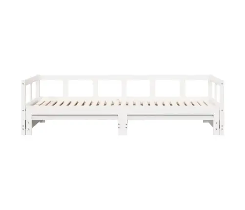 Gulta Bez Matrača, Balts, 80X200 Cm, Priedes Masīvkoks Vidaxl