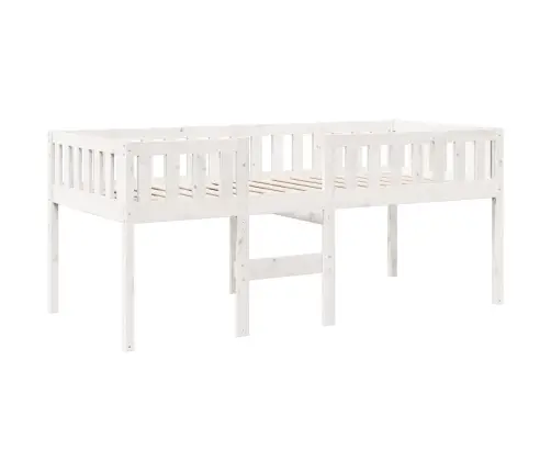 Vaikiška Lova Be Čiužinio, Balta, 90X200cm Pušies Masyvas