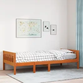 Lastevoodi Ilma Madratsita, Vahapruun, 80X200 cm Männipuit