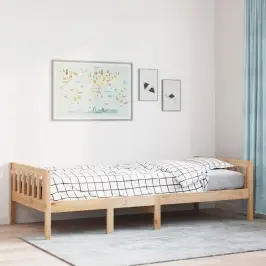 Bērnu Gulta Bez Matrača, 90X190 Cm, Priedes Masīvkoks Vidaxl