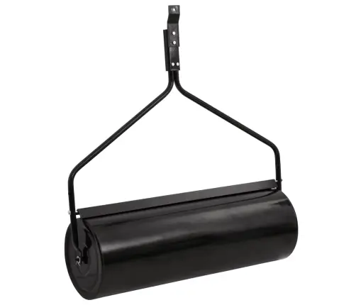 Zālāja Rullis Ar Aeratoru, Melns, 63 L, Dzelzs Vidaxl