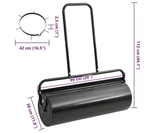 Vejos Volas Su Aeratoriaus Spaustukais, Juodas, Geležis/Plienas