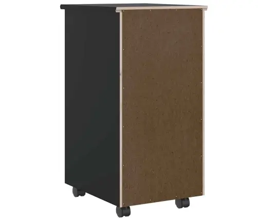 Rullkapp Sahtlitega "Moss" Must Täispuidust Mänd