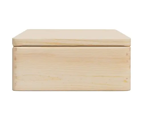 Koka Kaste Ar Vāku 40X30X13 Cm Priedes Masīvkoka Vidaxl