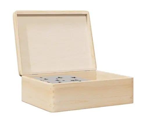 Koka Kaste Ar Vāku 40X30X13 Cm Priedes Masīvkoka Vidaxl