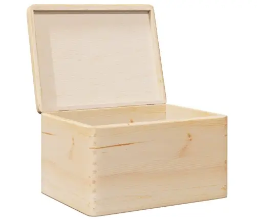 Koka Kaste Ar Vāku 40X30X23 Cm Priedes Masīvkoka Vidaxl