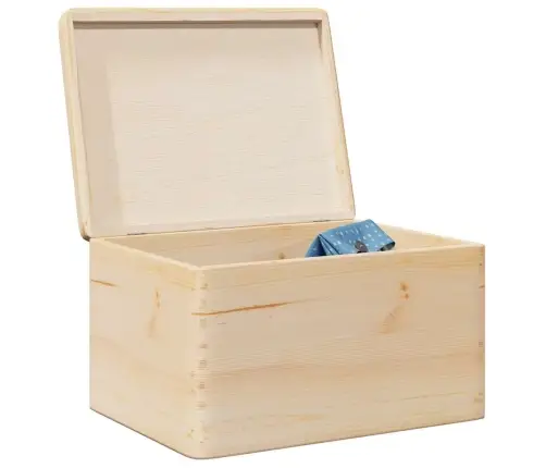 Koka Kaste Ar Vāku 40X30X23 Cm Priedes Masīvkoka Vidaxl