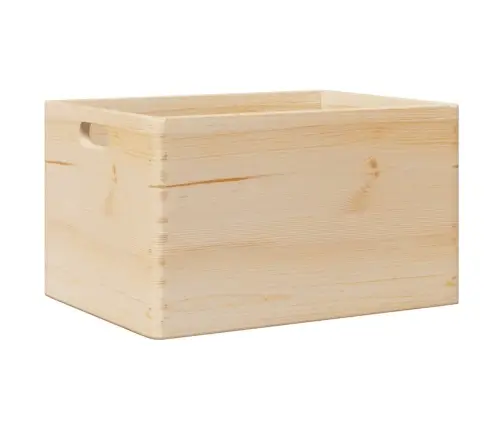 Medinė Dėžutė Su Rankenomis, 40X30X23cm Pušis