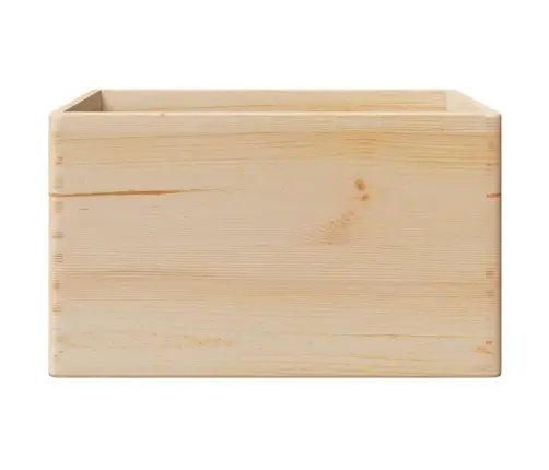 Medinė Dėžutė Su Rankenomis, 40X30X23cm Pušis