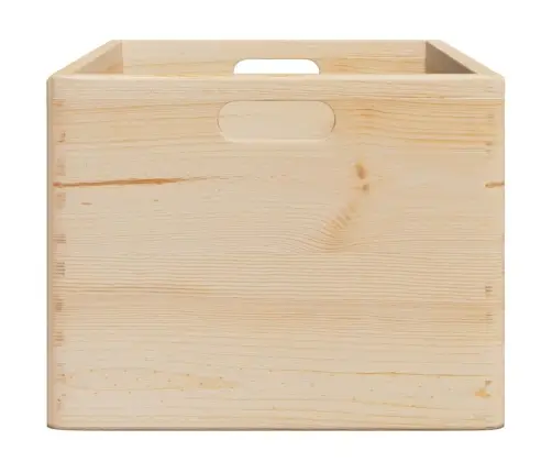 Medinė Dėžutė Su Rankenomis, 40X30X23cm Pušis