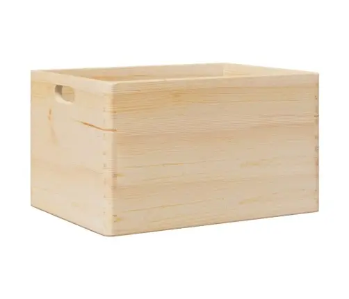 Medinė Dėžutė Su Rankenomis, 40X30X23cm Pušis