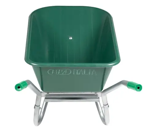 Wheelbarrow Green 90 L 150 Kg Cinkots Tērauds Un Plastmasa Vidaxl