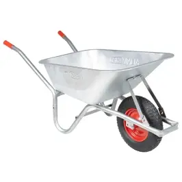 Ķerra 90 L 150 Kg Cinkots Tērauds Un Plastmasa Vidaxl