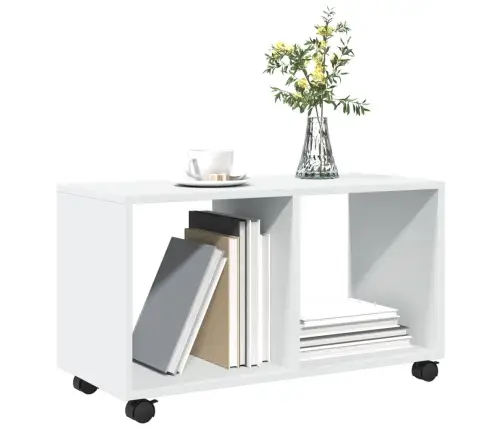 Ratastel Kapp, Valge, 72X33X42,5 cm Tehispuit