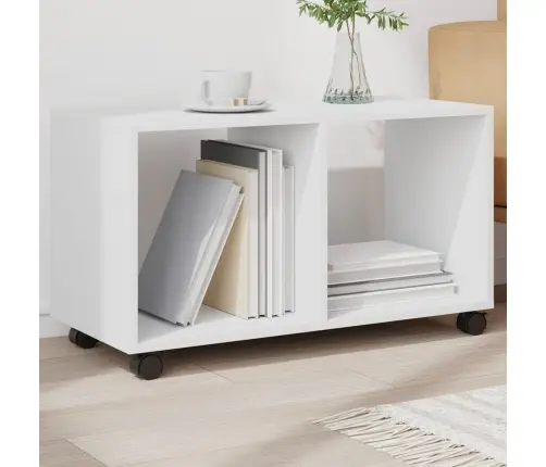 Ratastel Kapp, Valge, 72X33X42,5 cm Tehispuit