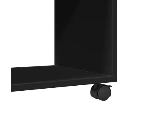 Ratastel Kapp, Must, 72X33X42,5 cm Tehispuit