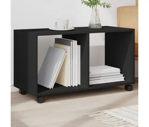 Ratastel Kapp, Must, 72X33X42,5 cm Tehispuit