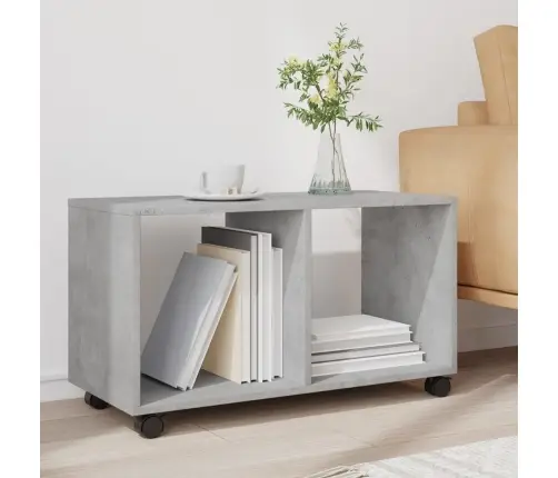 Plaukts Ar Riteņiem, 72X33X42,5 Cm, Konstruēts Koks Vidaxl