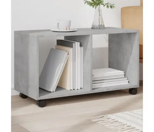 Plaukts Ar Riteņiem, 72X33X42,5 Cm, Konstruēts Koks Vidaxl