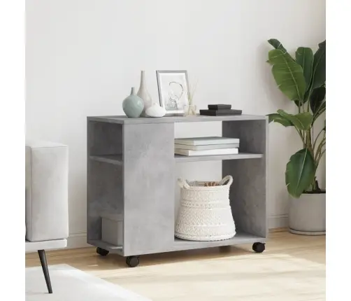 Lisalaud Ratastega, Betoonhall, 70X35X60 cm Tehispuit Lisalaud Ratastega, Betoonhall, 70X35X60 cm Tehispuit