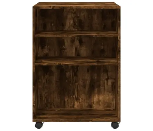 Lisalaud Ratastega, Suitsutatud Tamm, 55X60X78 cm Tehispuit