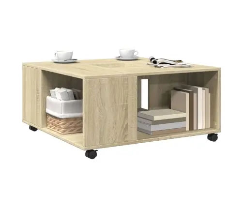 Kohvilaud, Sonoma Tamm, 80 X 80 X 40 cm Tehispuit