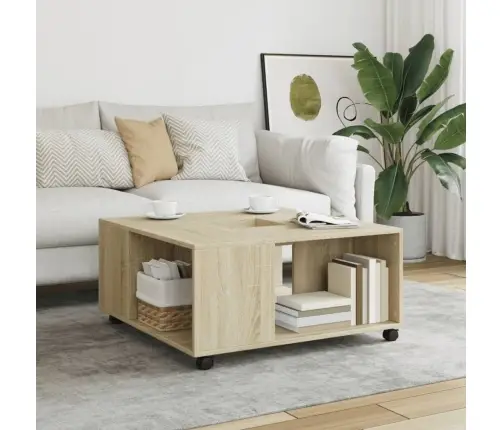 Kohvilaud, Sonoma Tamm, 80 X 80 X 40 cm Tehispuit