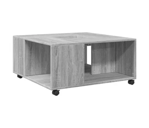 Kohvilaud, Hall Sonoma Tamm, 80X80X40 cm Tehispuit