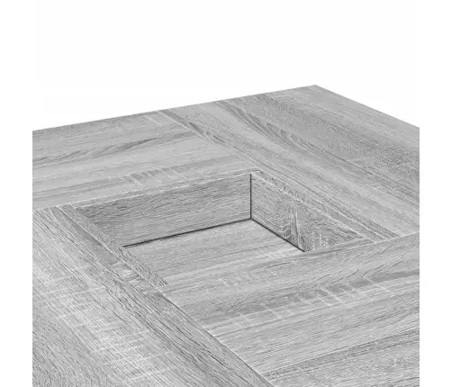 Kohvilaud, Hall Sonoma Tamm, 80X80X40 cm Tehispuit