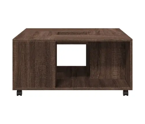 Kafijas Galdiņš, Ozolkoka Krāsa, 80X80X40 Cm, Inženierijas Koks Vidaxl