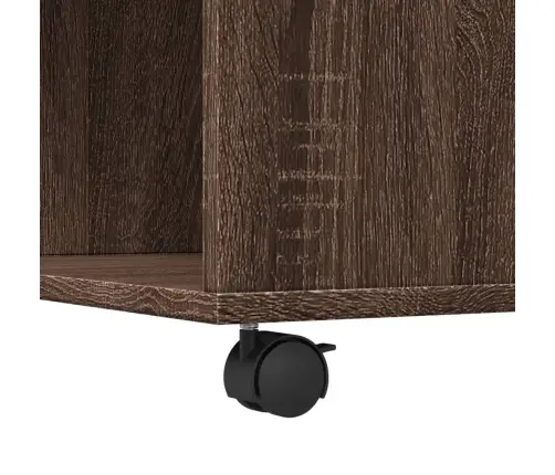 Kafijas Galdiņš, Ozolkoka Krāsa, 80X80X40 Cm, Inženierijas Koks Vidaxl