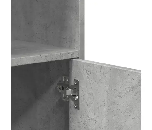 Plaukts Ar Riteņiem, Pelēks, 55X40X91 Cm, Inženierijas Koks Vidaxl